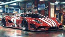 Ferrari 2D- Banner Poster