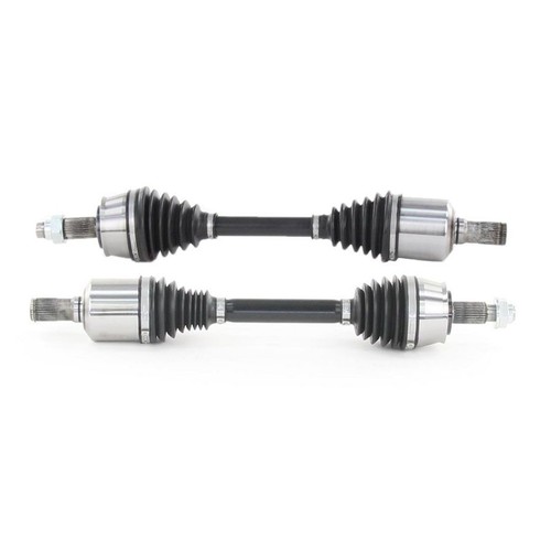 Front left and - left, axles