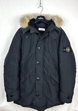 Dark Grey Stone Island Parka Micro Reps Down Jacket