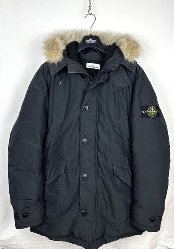 Dark grey stone island parka - dark,