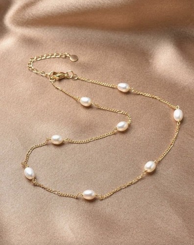 Collana perle naturali - collana, di