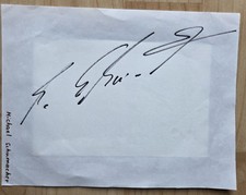 Michael Schumacher firma