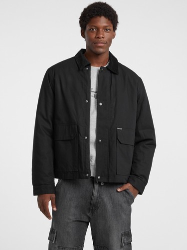 Guess giubbino tela - in, nero
