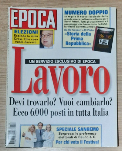 Epoca 1989 valeria marini - epoca,