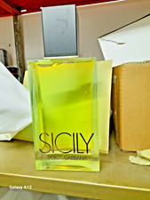 Vintage  FACTICE GIGANTE DOLCE GABBANA SICILY MAGNUM CM.14X34X7 VETRO-PIENO