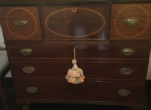 Cassettone antico noce con - antico,