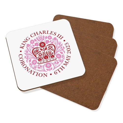 Coronation emblema rosa king - emblema,
