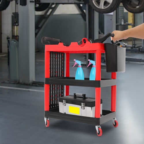 Tier auto detailing cart car - 3-tier,