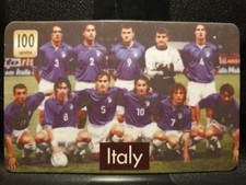 NAZIONALE ITALIANA SCHEDA CARTA TELEFONICA 1998 100 UNITS COLLEZIONISMO RARA !