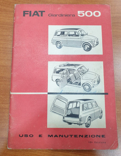 Fiat 500 giardiniera 1965 uso - fiat,