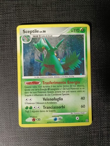 Carta pokémon sceptile - pokémon,