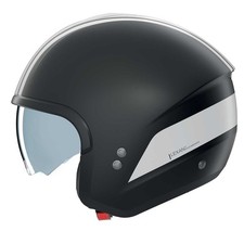 Casco Moto Nolan N20-2 Dolce Vita 349 Nero Bianco Open Face Urban Cruiser