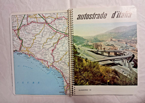 Quaderno vintage autostrade