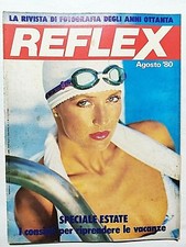 RIVISTA REFLEX AGOSTO 1980 INGRANDITORE - FOTO SUB ANTIQUARIATO