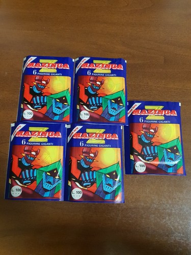 Mazinga pacchetti figurine - mazinga, 5