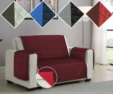 Copridivano 1/2/3 posti trapuntato reversibile protezione per animali domestici divano letto