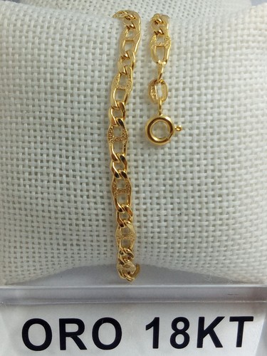 Bracciale oro giallo 750 18 - in,