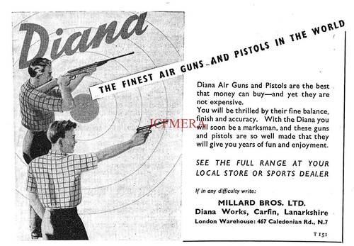 Diana air guns target - diana,