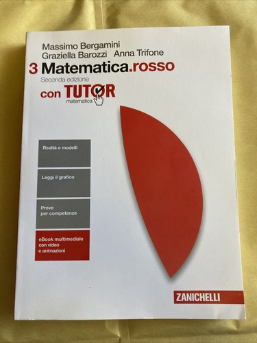 Matematica rosso seconda - -,