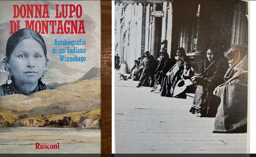 Nativi americani donna - americani-donna, lupo