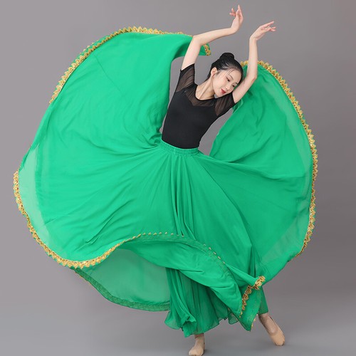 Gonna lunga chiffon danza - lunga,