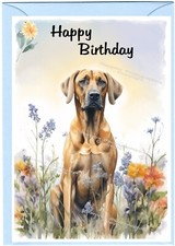 Biglietto di compleanno cane