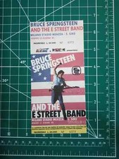 RIPRODUZIONE no original ticket bruce springsteen e street milano san siro no 85