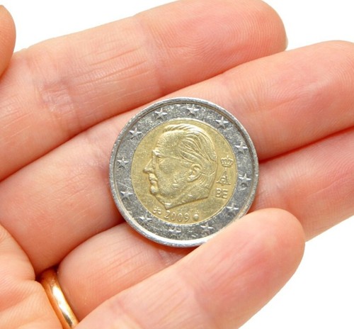 Moneta euro rara belgio - 2,