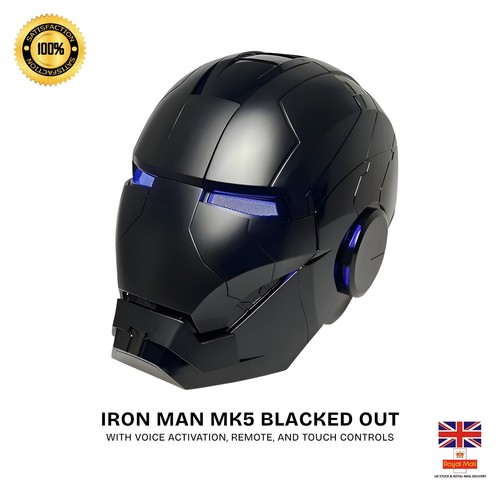 Casco iron man mk5 nero - casco,