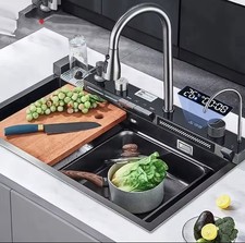 Lavello cucina inox cascata - lavello,