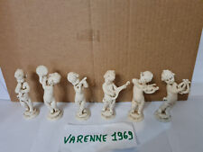 LOTTO SOLDATINI 6 PUTTI CHE SUONANO FONTANINI CM 9