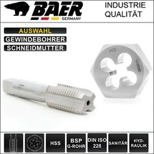 Filettatrice BAER G filettatura per tubi G1/8 G1/4 G3/8 G1/2 G3/4 G1 pollici HSSG