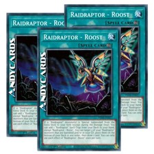 3x RAIDRAPTOR - ROOST (Raidraptor - Trespolo) Comune • PHNI EN057 • 1Ed • Yugioh