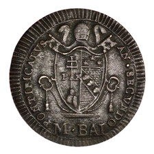 STATO PONTIFICIO Pio VII 1/2 Baiocco 1802 2° Tipo