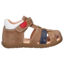 Geox B Sandal Macchia Boy, Primi Passi Bimbo 0-24, Marrone (Caramel), 19 EU-19 E