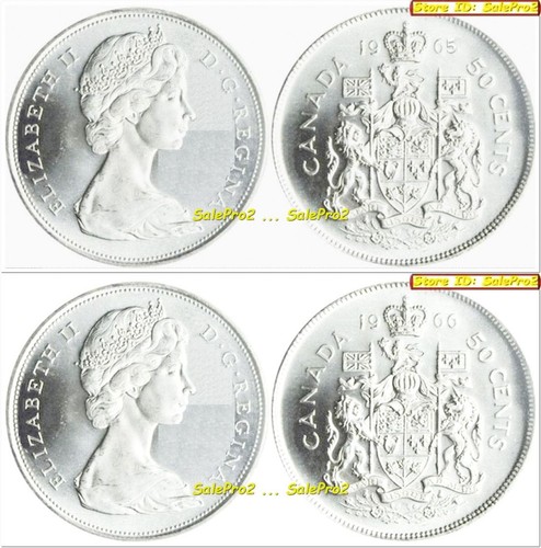 Canada 1965 1966 mezzo - 2x,