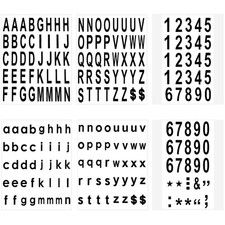 Adesivi numeri lettere