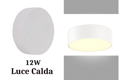Plafoniera led soffitto 12w
