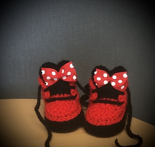 Scarpe all uncinetto neonato - scarpe,