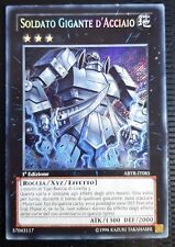 SOLDATO GIGANTE D'ACCIAIO 1^ Ediz. Rara Segreta Italiano EXC ABYR-IT085 YUGIOH
