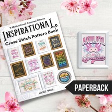 Libro con motivi punto croce