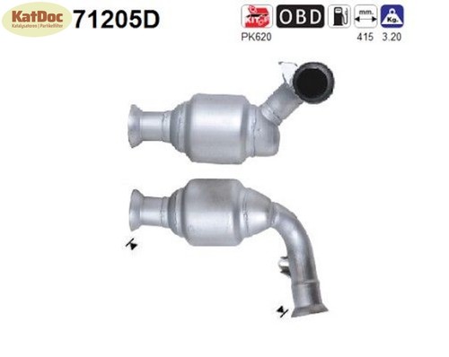 Catalizzatore per mercedes - per,