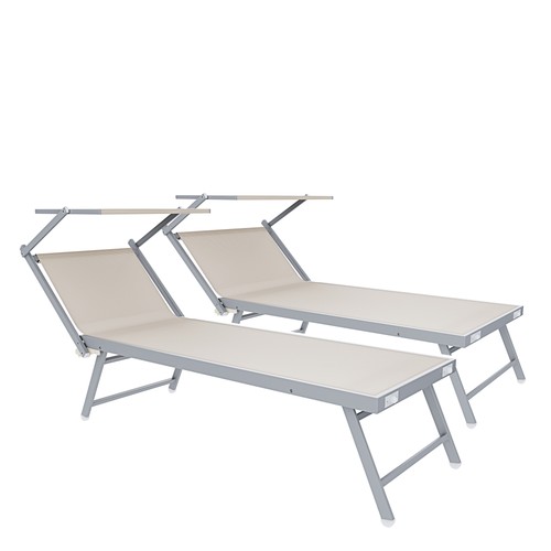 Coppia lettini beige - di,