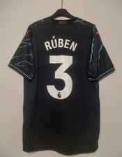 MANCHESTER CITY RUBEN DIAS 3RD SHIRT 2023-2024 MAILLOT FOOTBALL JERSEY SHIRT 