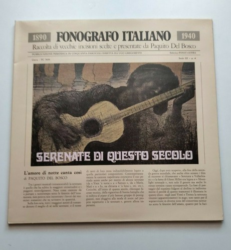Fonografo italiano serenate - italiano,