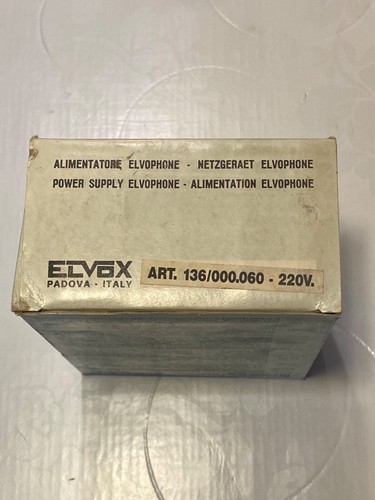 Elvox alimentatore 220v - alimentatore, codice