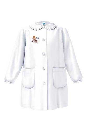 Grembiule bambina asilo bianco - asilo,