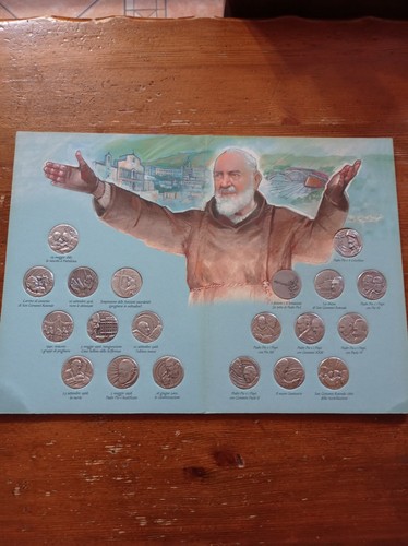Collezione monete padre pio - padre,