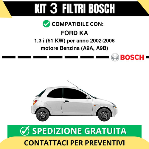 Kit bosch filtri tagliando - bosch,