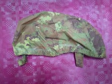Vegetable camouflage helmet